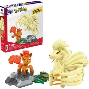 Mega Construx Pokemon Vulpix Ninetales Evolution Set - New Sealed